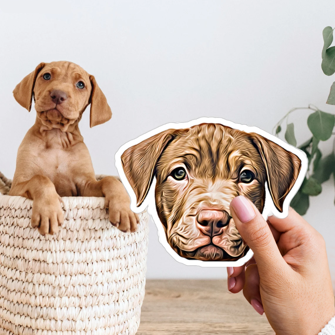 3x Personalisierter Aufkleber für Ihr Haustier